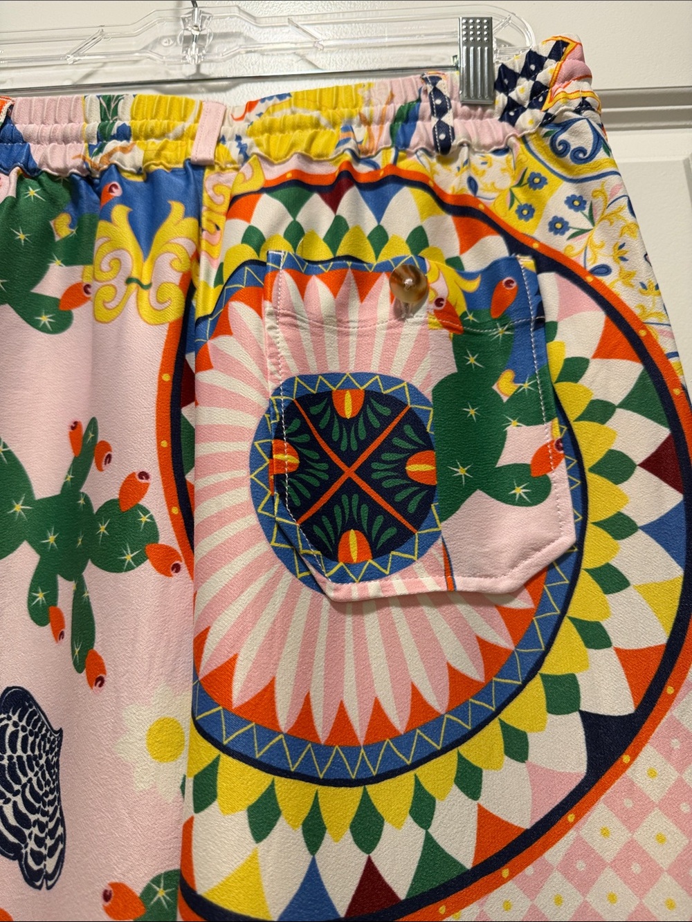 MAEVE Print Wide Leg Pant - Picture 7 of 8